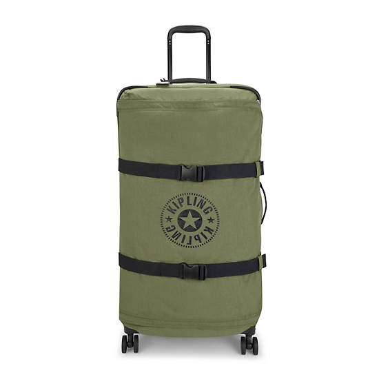 Valises Kipling Spontaneous Large Rolling Vert Olive | FR 1468SG